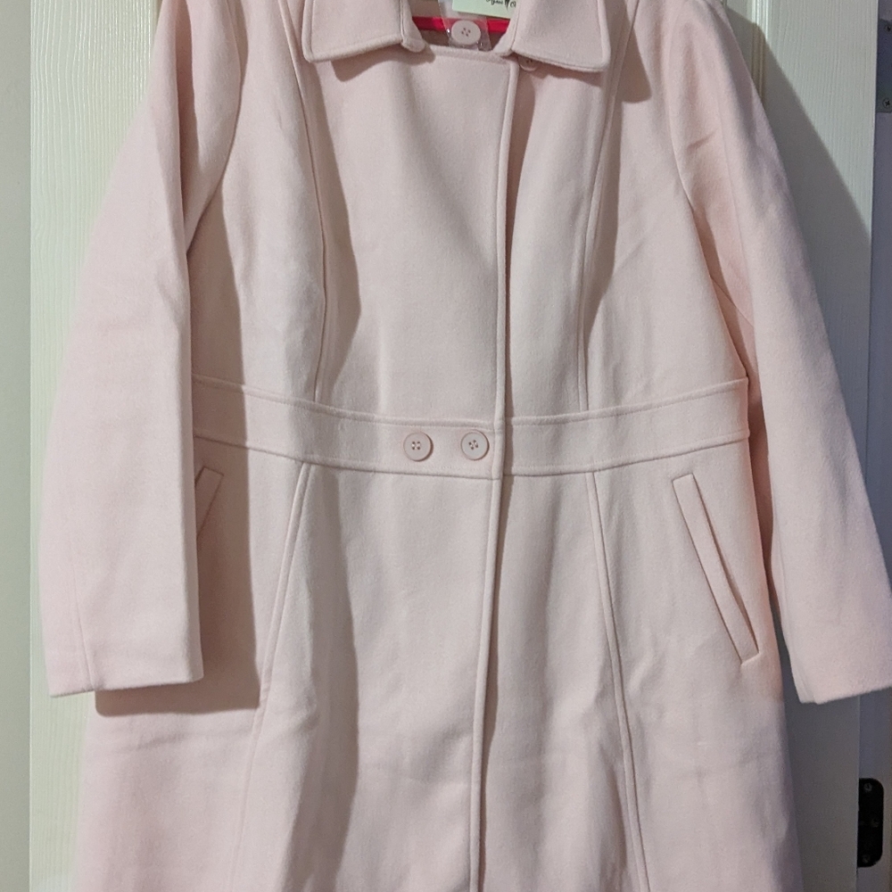 Pink Agnes Orinda Coat available in 2x! NWT